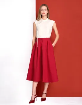 A-line Midi Skirt