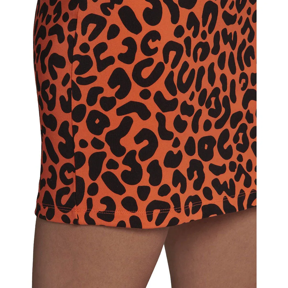 Adidas Printed Dress X Rich Mnisi Women's Shirt True Orange-Black