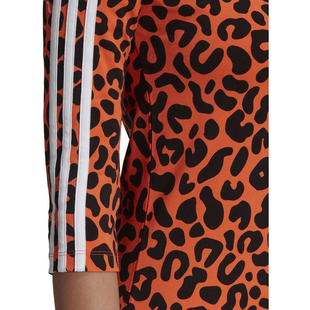 Adidas Printed Dress X Rich Mnisi Women's Shirt True Orange-Black