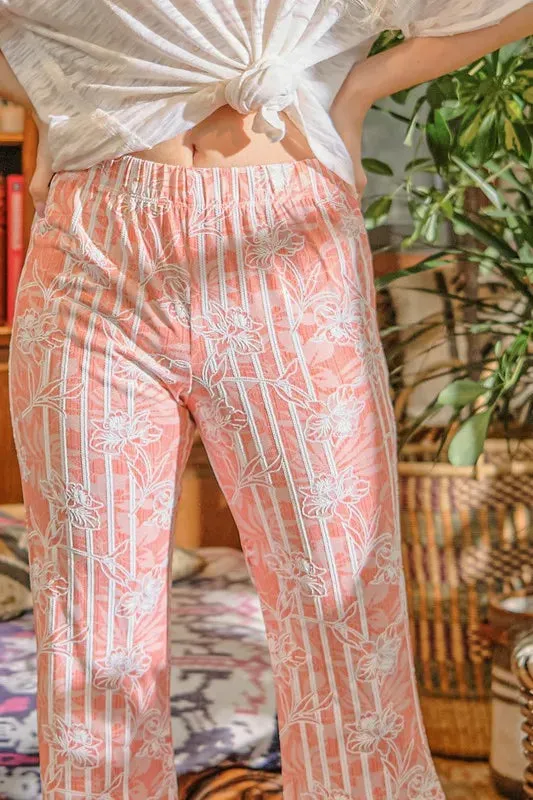 And The Why Wrinkle-Free Strectch Bell Bottom Flare Pants