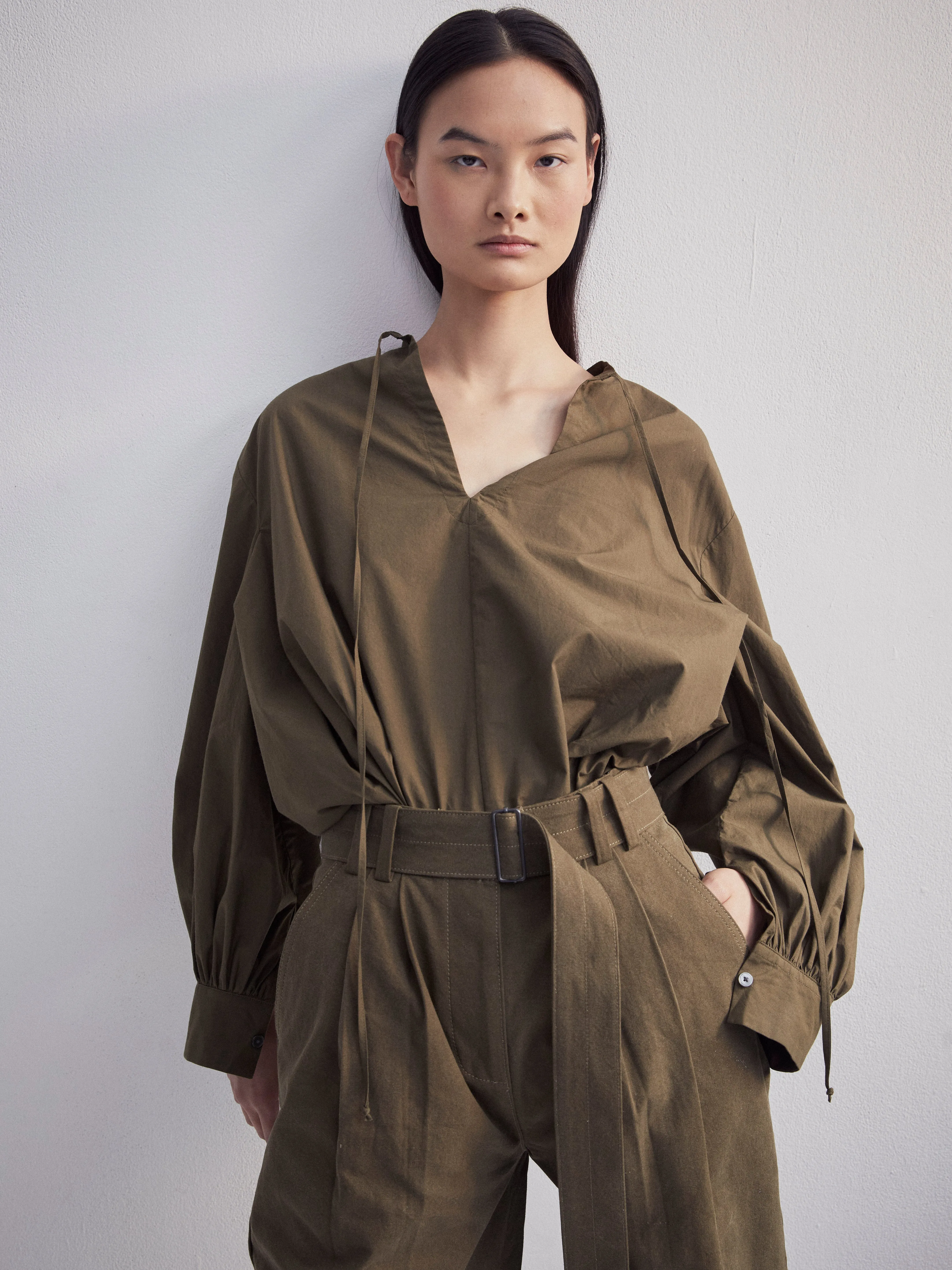 Bacchus Dress in Moss