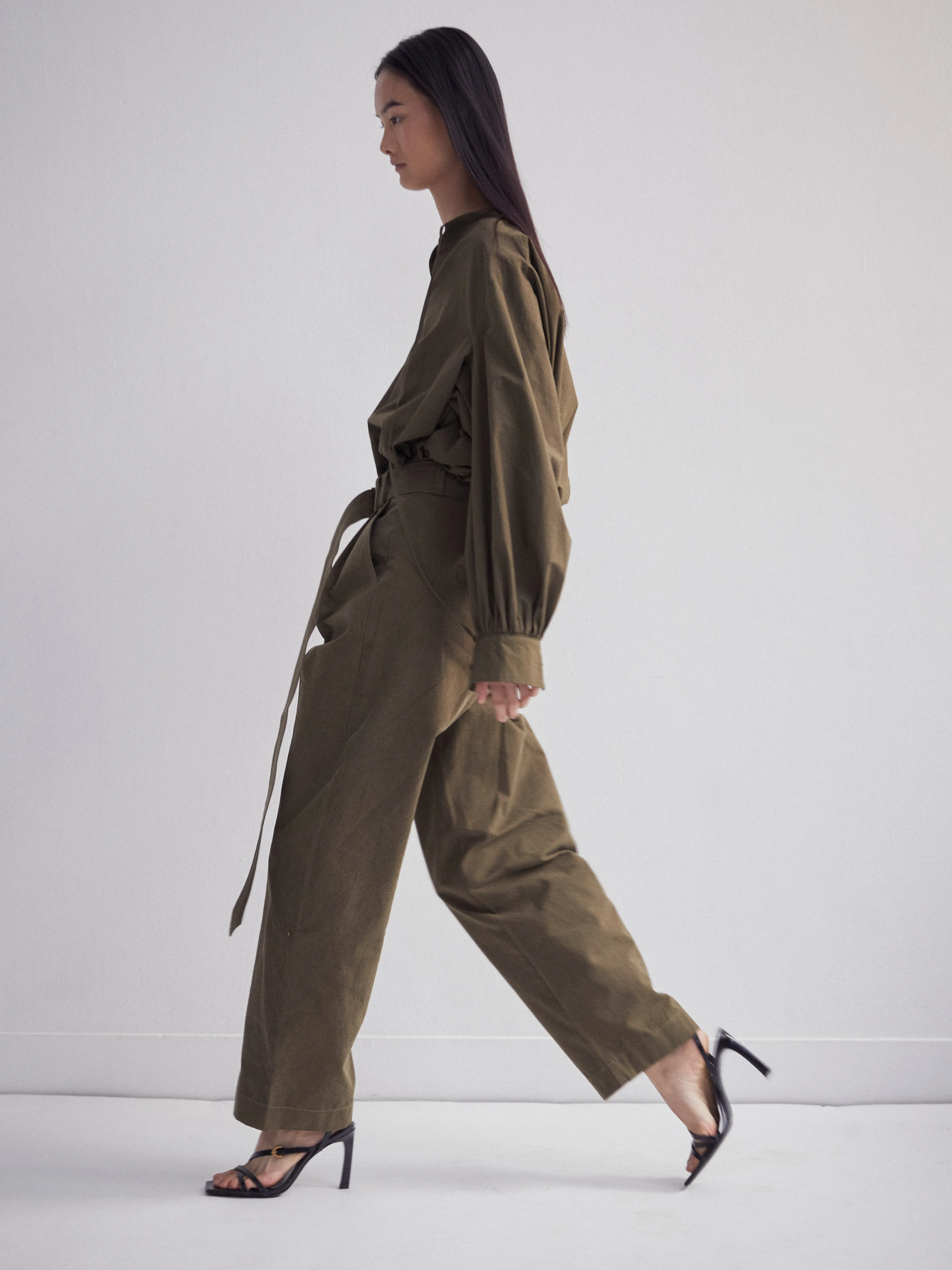 Bacchus Dress in Moss