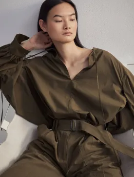 Bacchus Dress in Moss