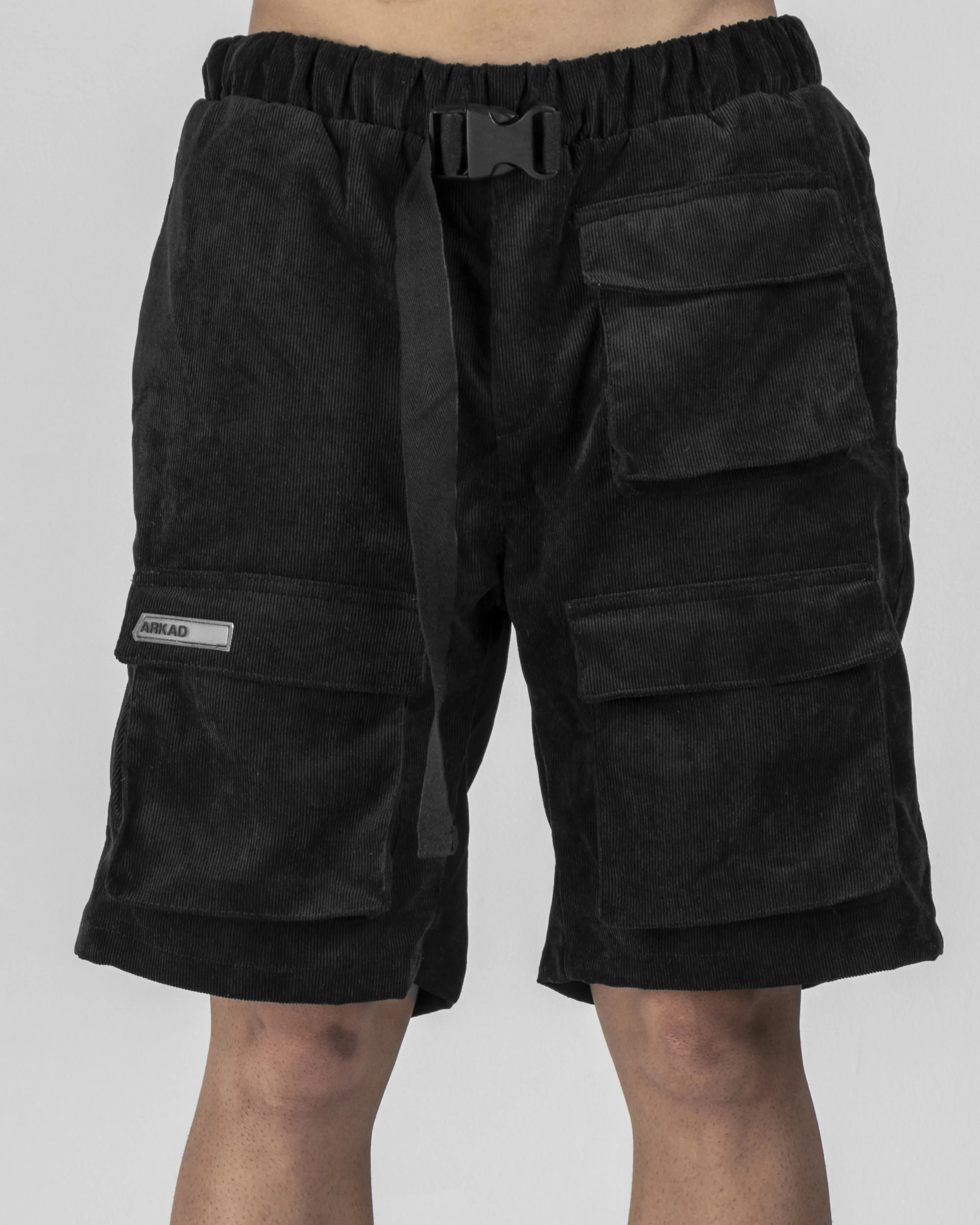 Bermuda Cargo Corduroy Negra