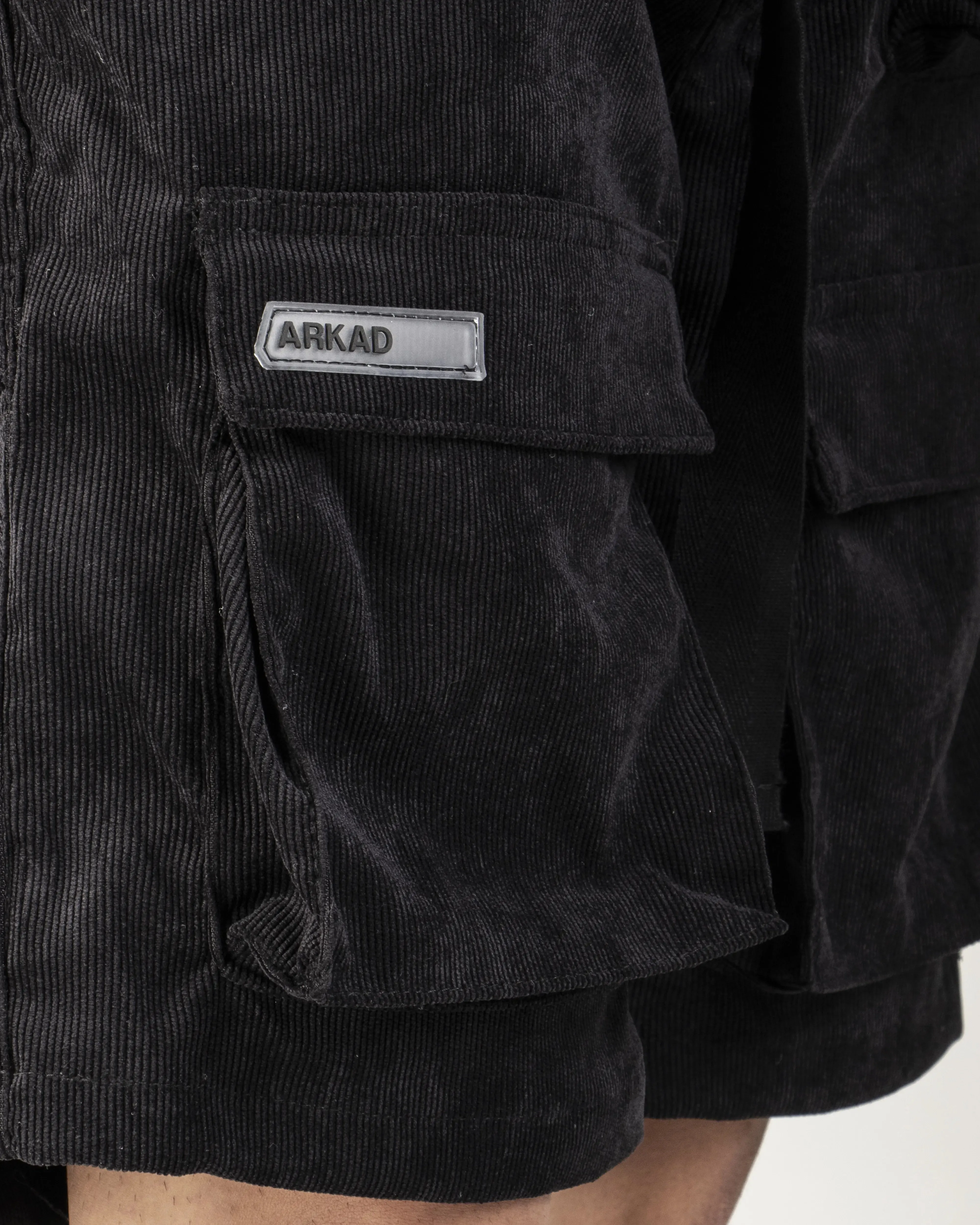 Bermuda Cargo Corduroy Negra