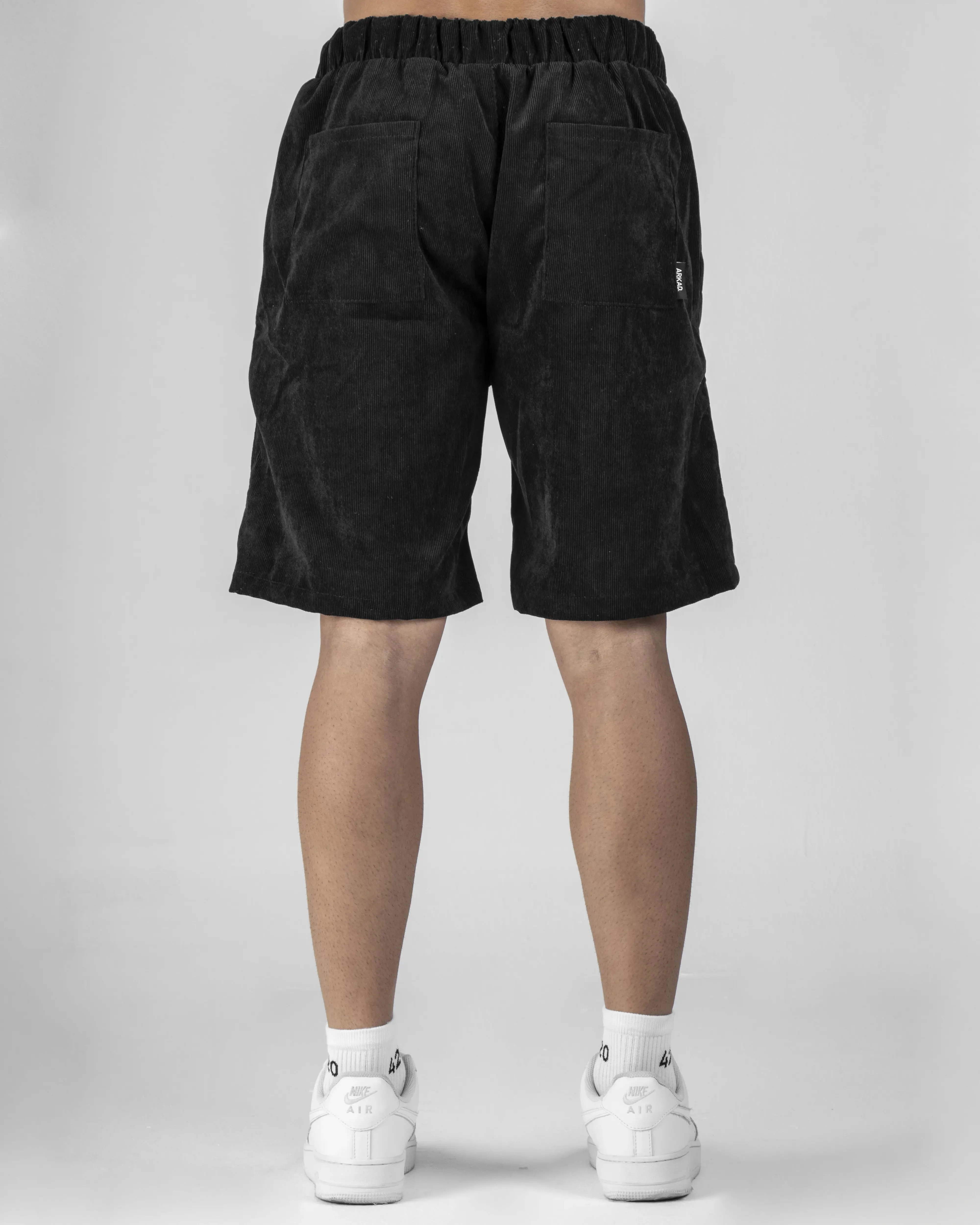 Bermuda Cargo Corduroy Negra