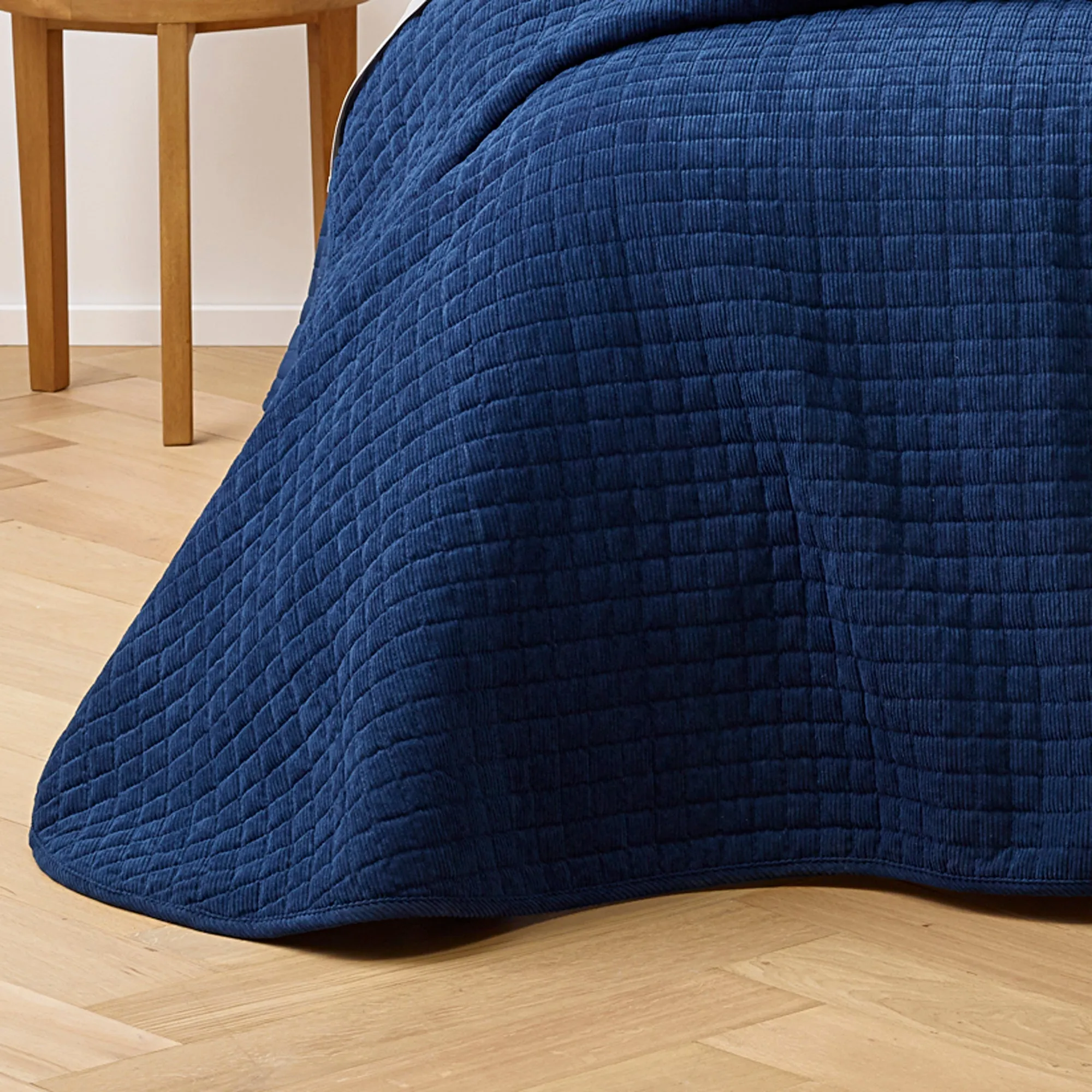 Bianca Bedding TURIN COVERLET SET INDIGO