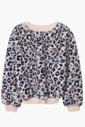 Billieblush Cheetah Print Girls Sweatshirt (Size 3 left)