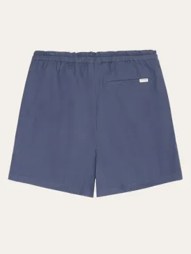Boardwalk Slub Shorts With Elastic Waist - GOTS/Vegan (Vintage Indigo)