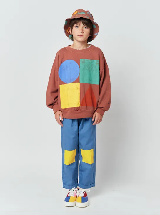 Bobo Choses Geometric Colour Block Sweatshirt