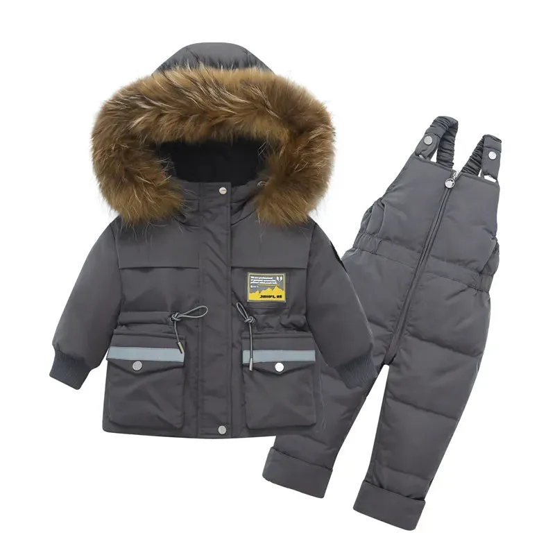 Children Down Jacket Clothing Sets