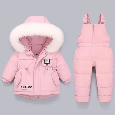 Children Down Jacket Clothing Sets