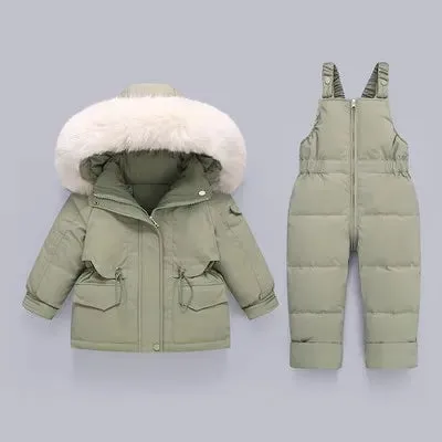 Children Down Jacket Clothing Sets
