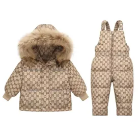 Children Down Jacket Clothing Sets