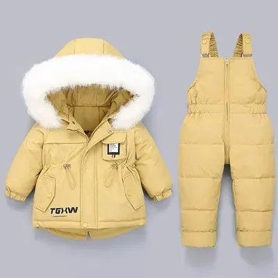 Children Down Jacket Clothing Sets