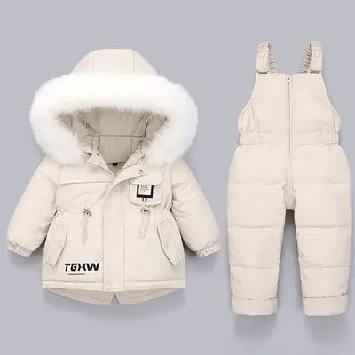 Children Down Jacket Clothing Sets