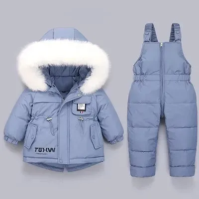 Children Down Jacket Clothing Sets