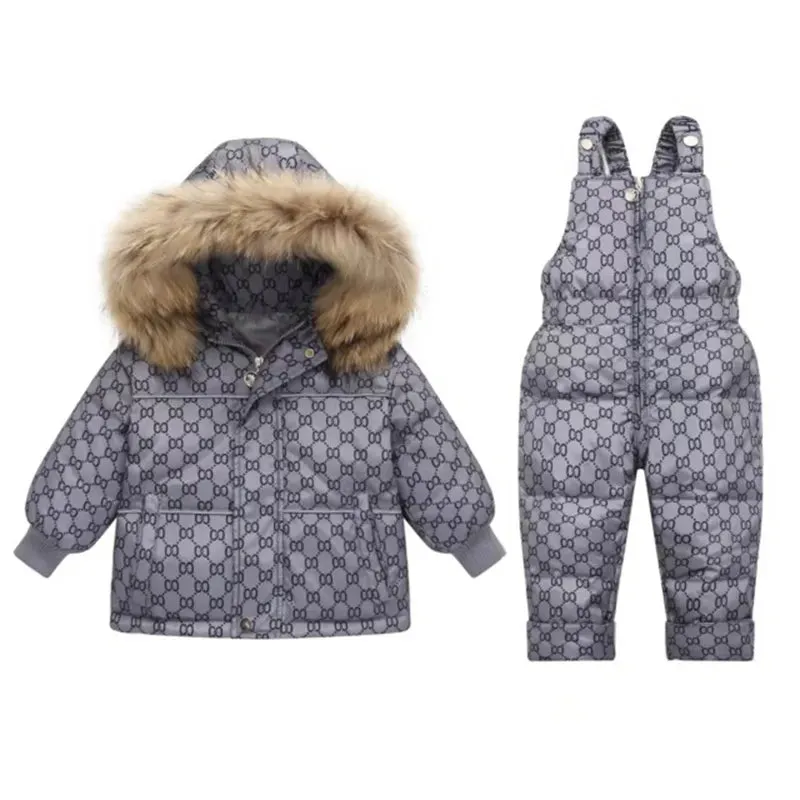 Children Down Jacket Clothing Sets