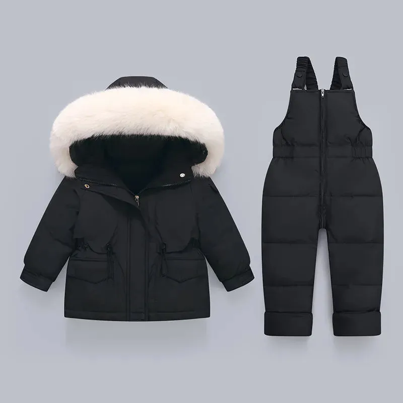 Children Down Jacket Clothing Sets