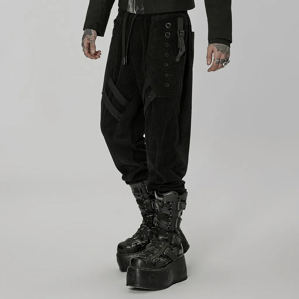 Corduroy Tactical Male Joggers - Urban Survival Gear