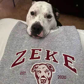 Custom Dog Sweatshirt  -  Custom Sweatshirt For Dog With Names