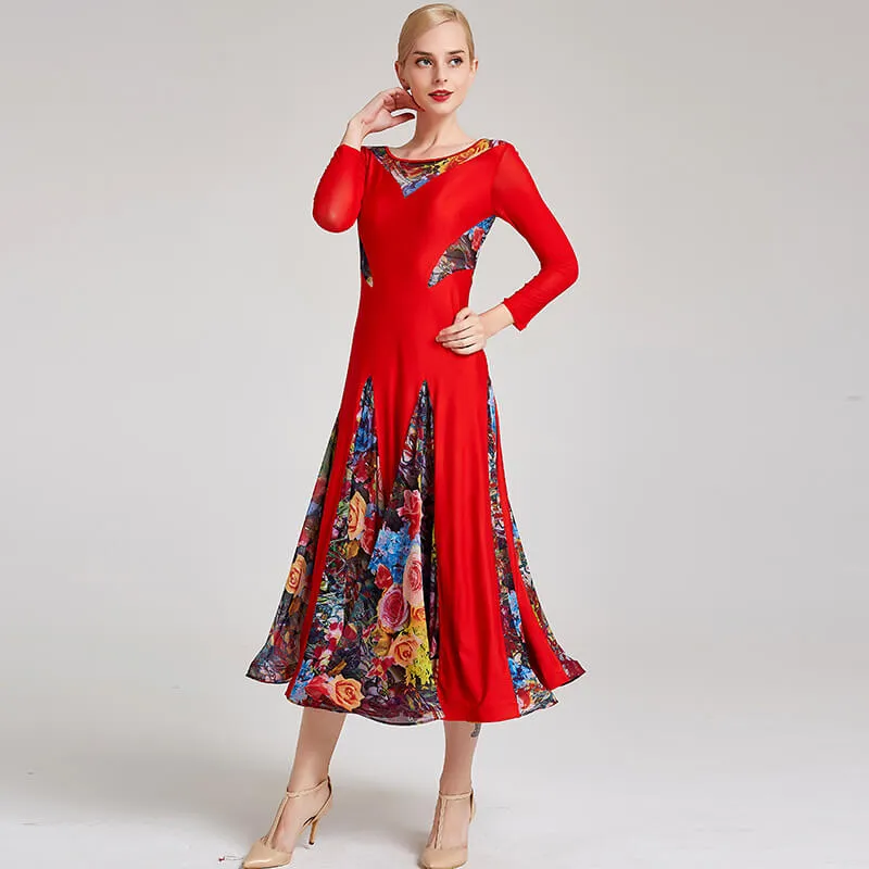 Draped Boat Neck Sheer Sleeve Dress