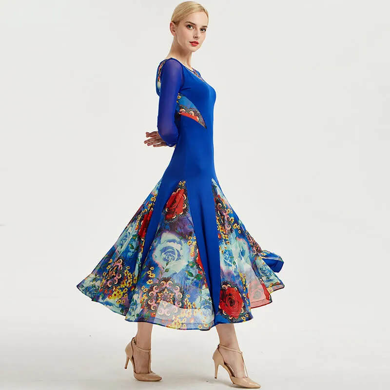 Draped Boat Neck Sheer Sleeve Dress