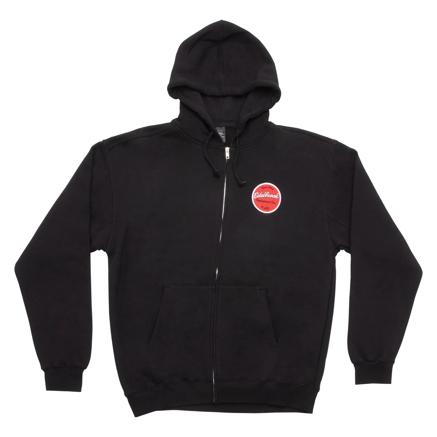 Edelbrock 289308 SWEATSHIRT; ZIP HOODIE SINCE 1938 BLACK (3XL)