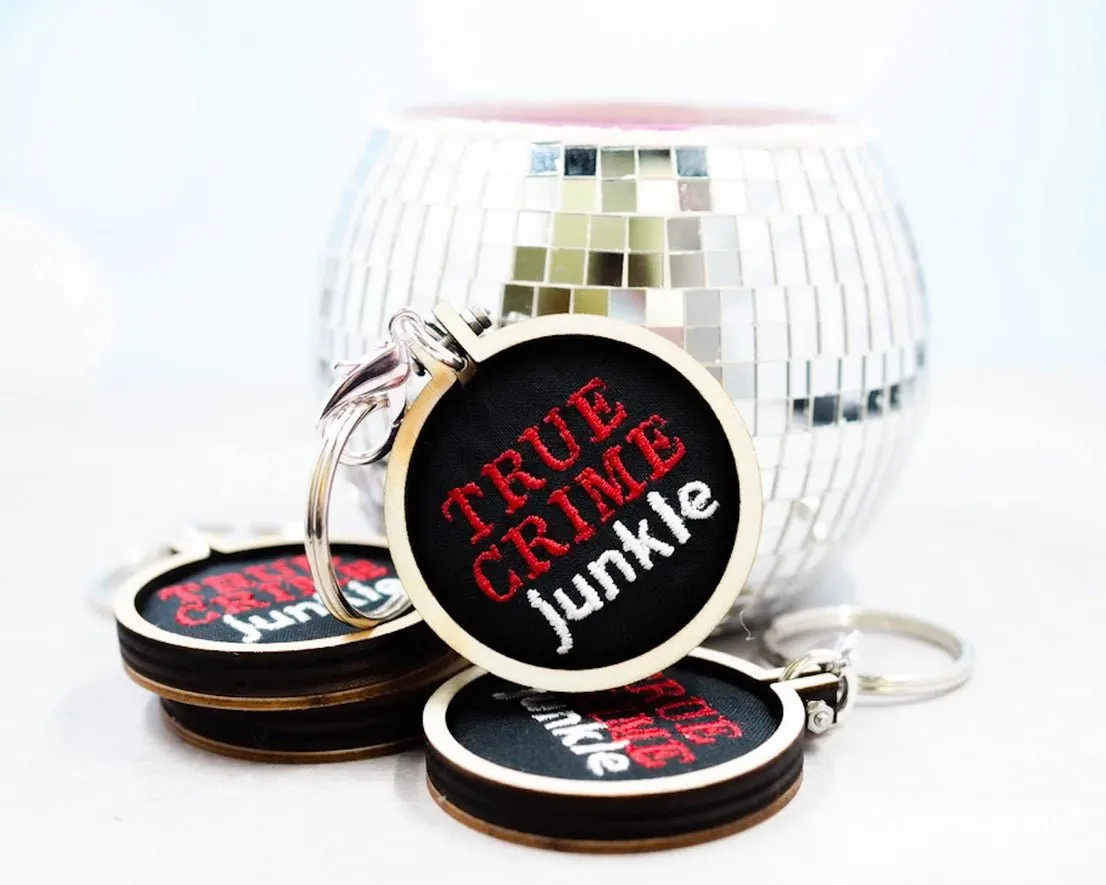 Embroidered Edgy Keychains