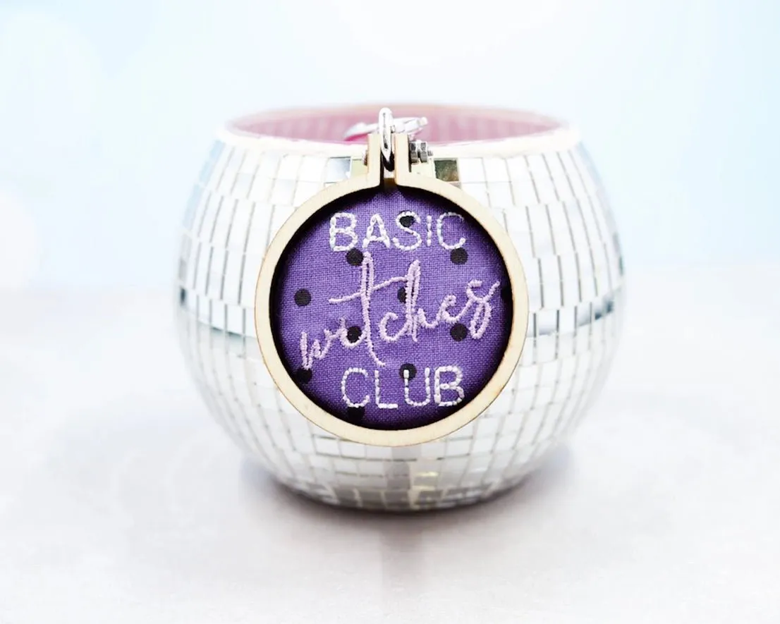 Embroidered Edgy Keychains