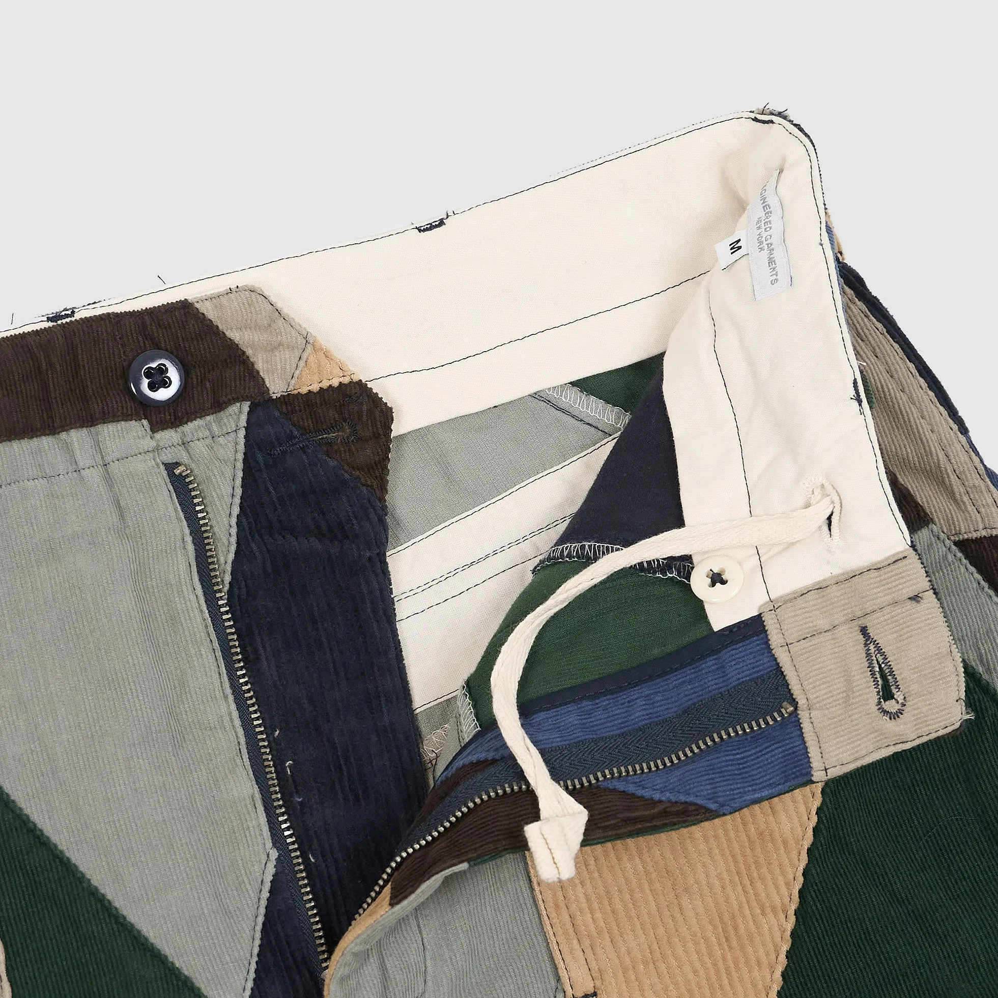 Engineered Garments Corduroy Triangle Patchwork Shorts