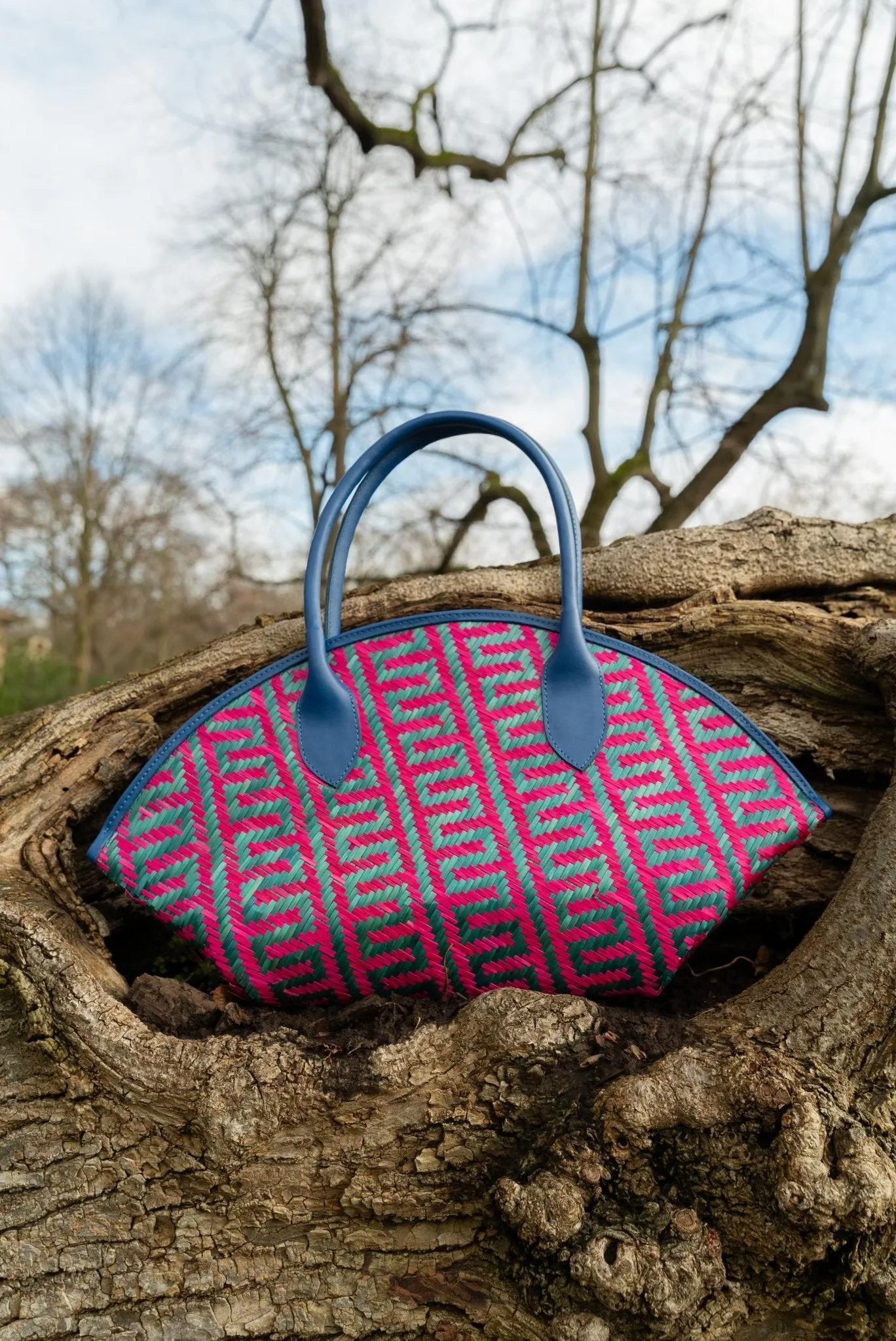 Eperara Basket Bag - Fuccia
