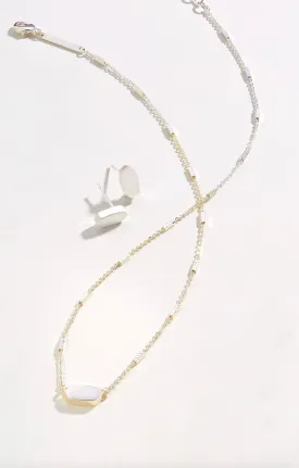 Fern Pendent Necklace | Multiple Colors