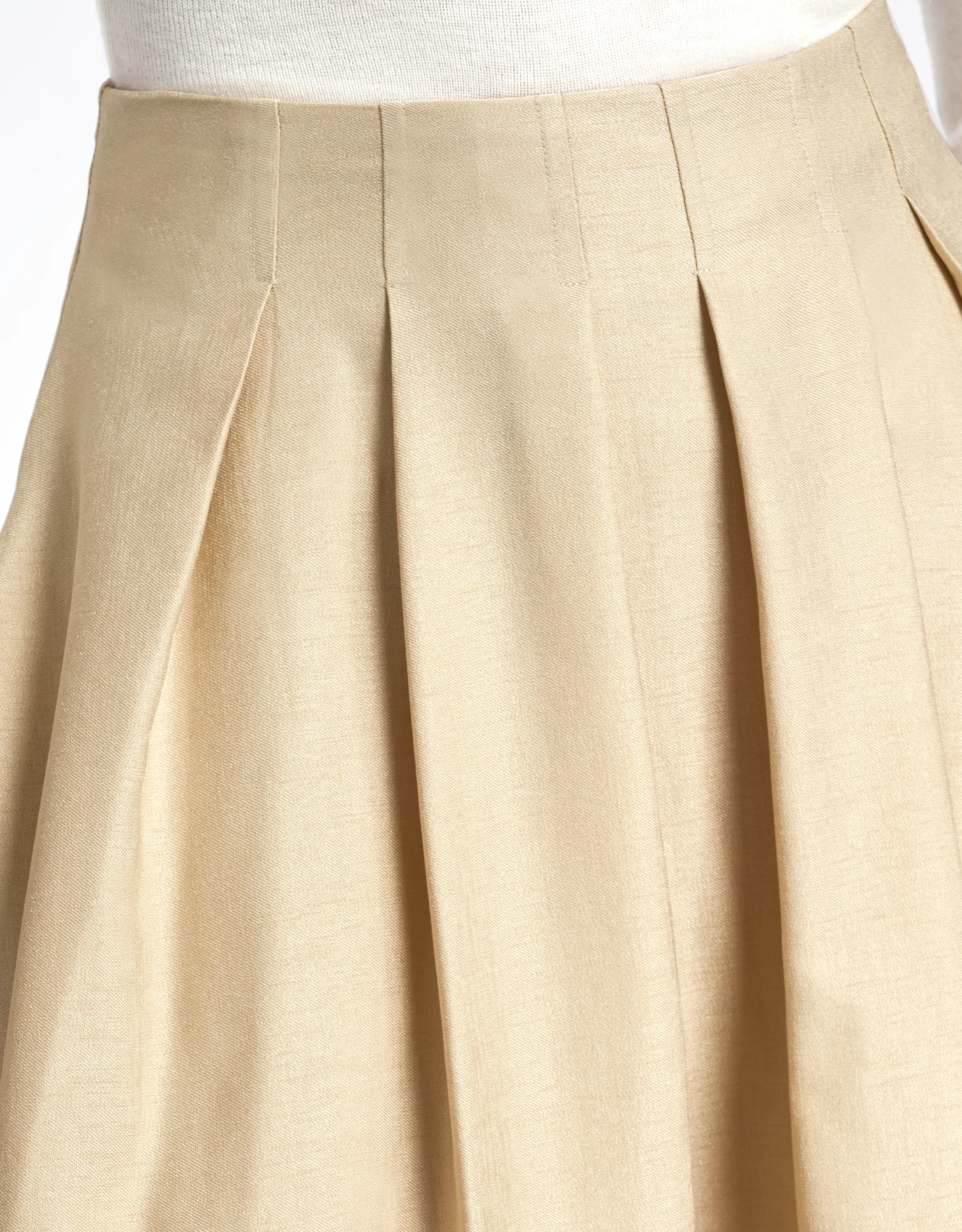 Flared Midi Skirt