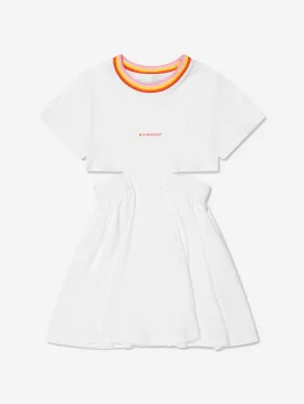Givenchy Girls Interlock Logo Dress in White