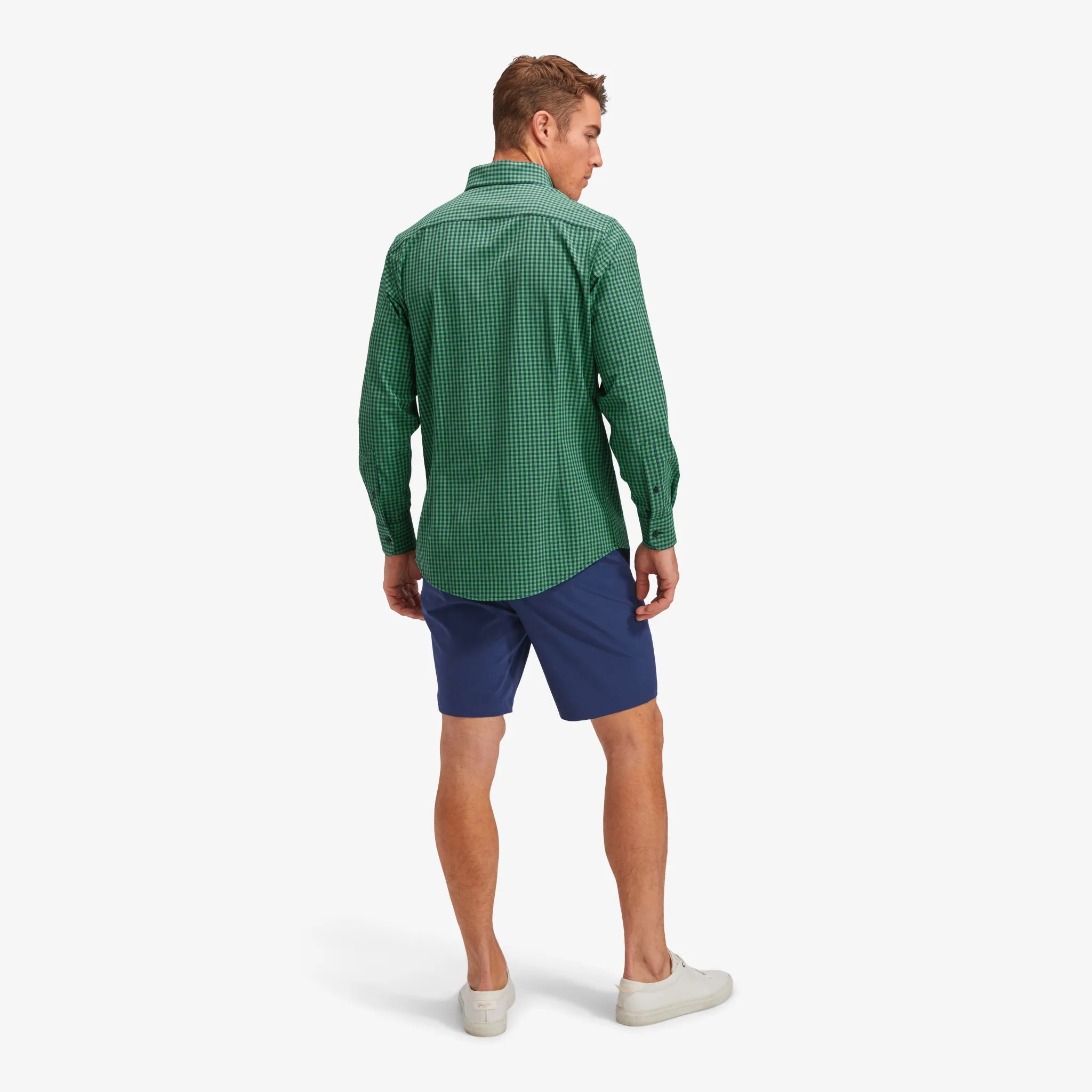 Green Navy Gingham