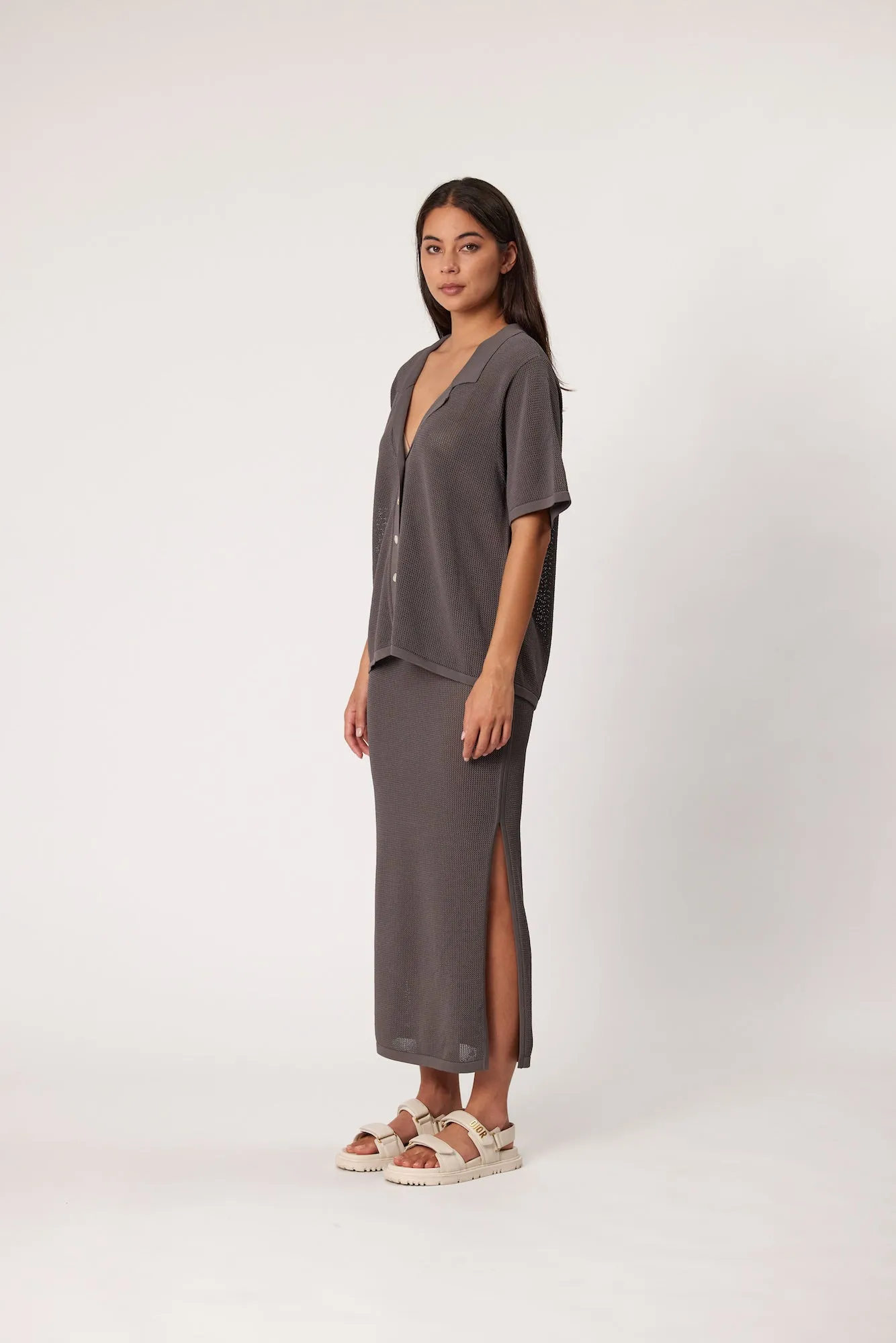 HAVANA SKIRT - SMOKE