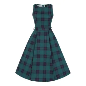 Hepburn Dress - Tartan