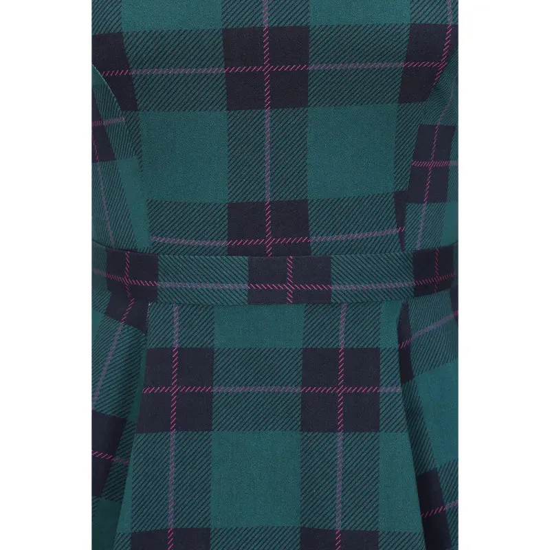 Hepburn Dress - Tartan