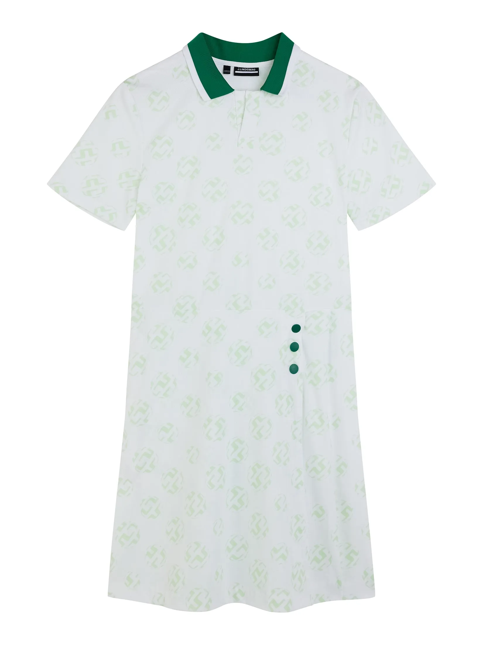 Katherine dress / White Sphere Dot