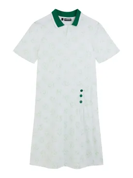 Katherine dress / White Sphere Dot