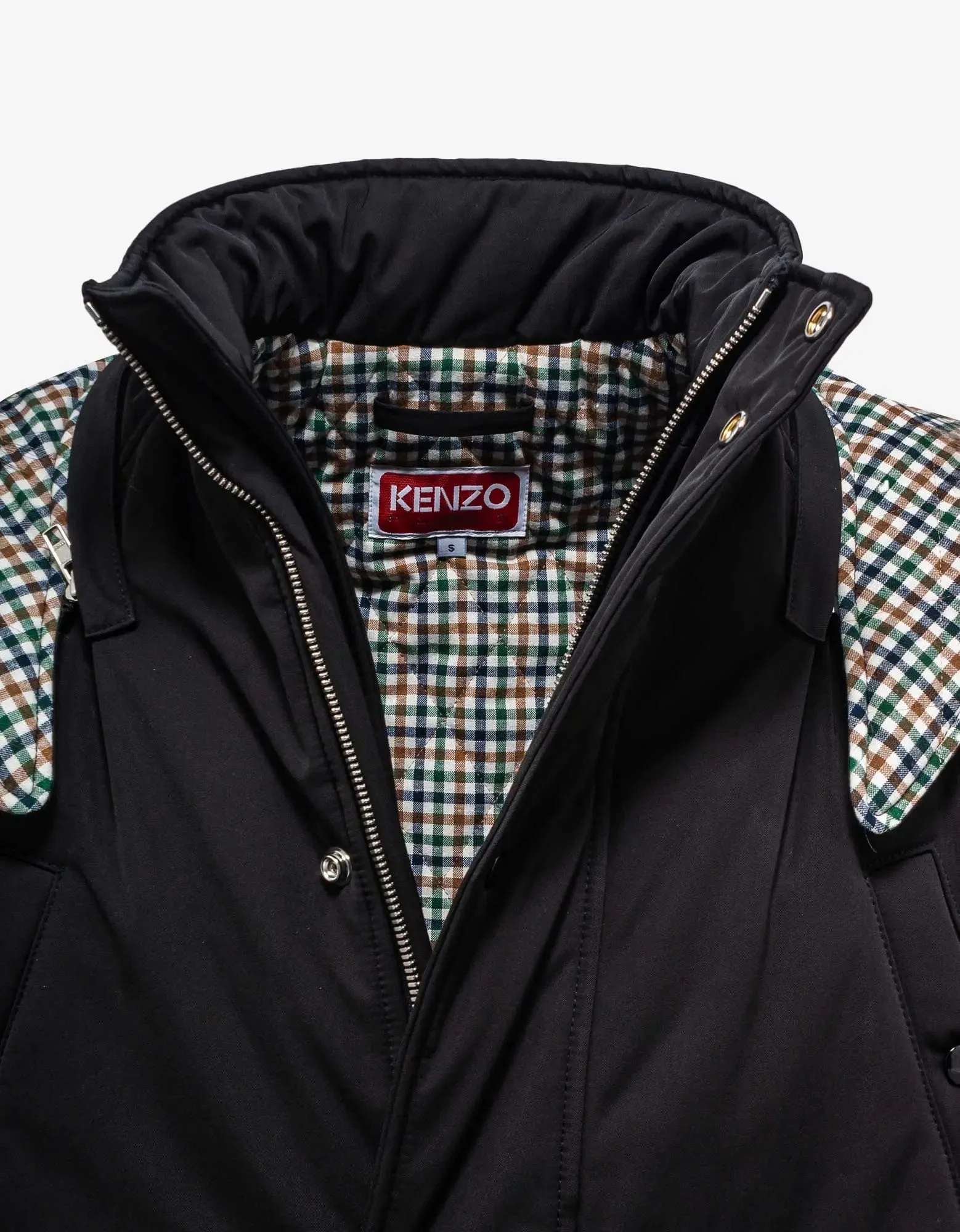 Kenzo Black Winter Parka