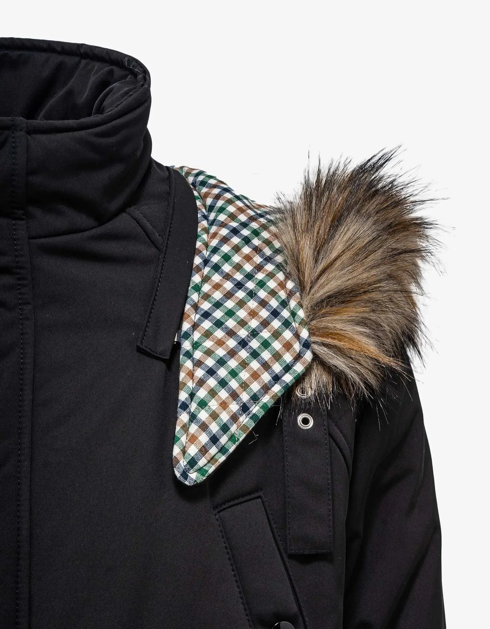 Kenzo Black Winter Parka