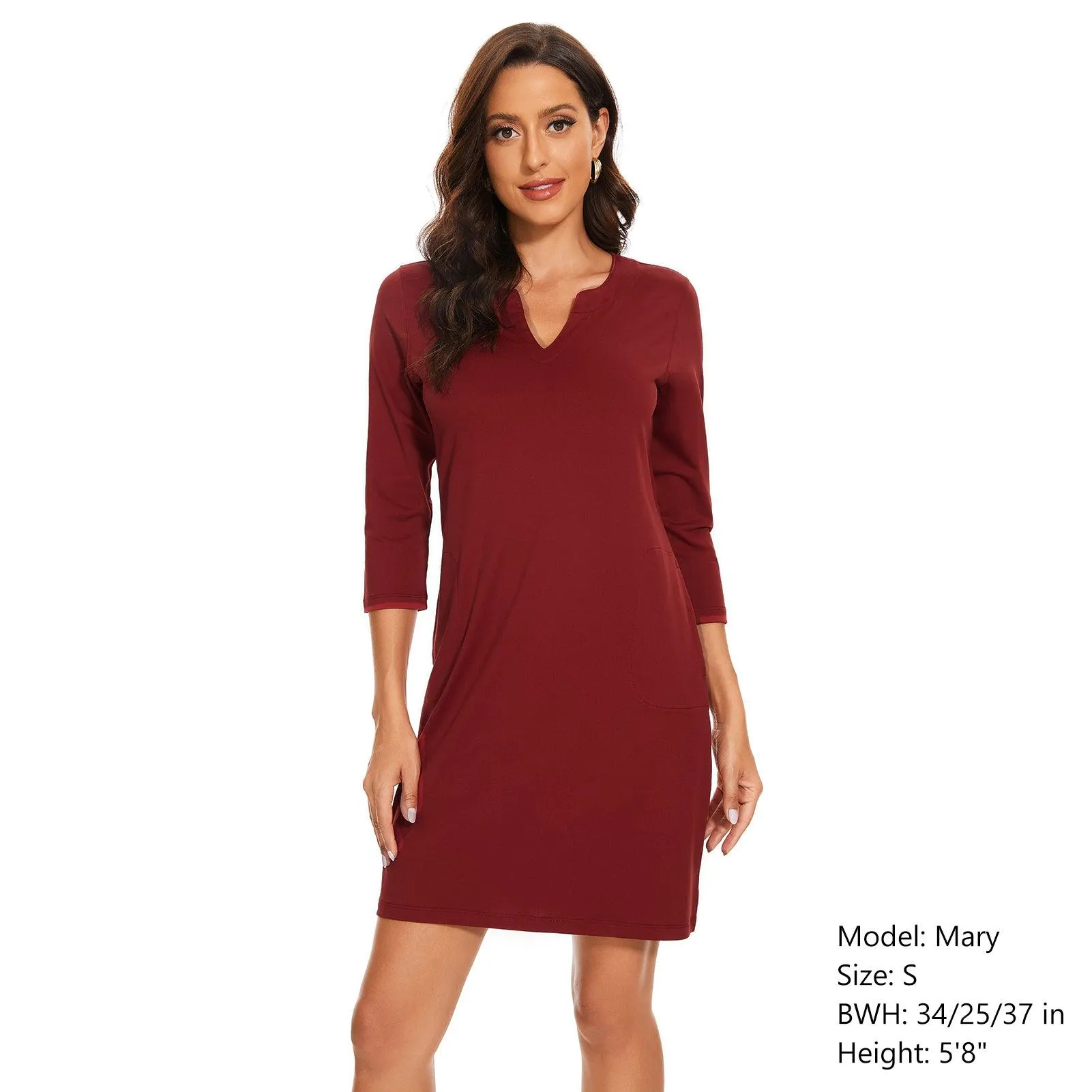 Lightbare Women's UPF50  3/4 Sleeve Dress LB04W