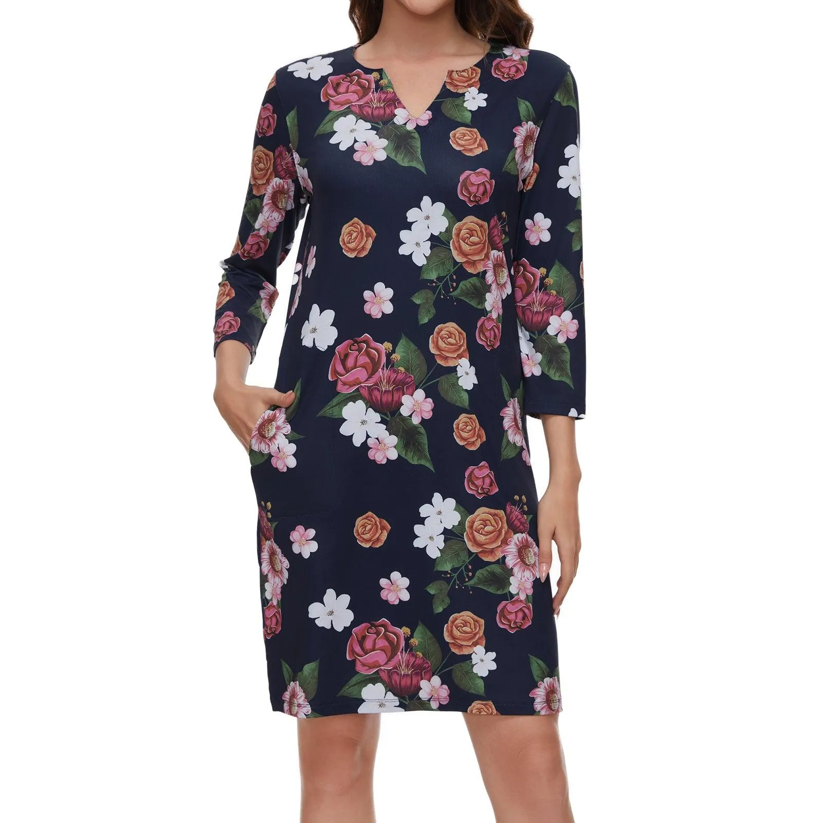 Lightbare Women's UPF50  3/4 Sleeve Dress LB04W