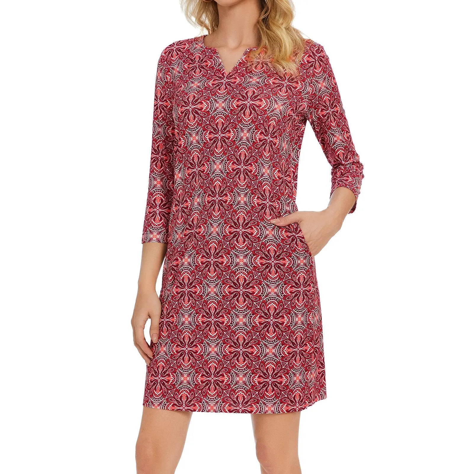 Lightbare Women's UPF50  3/4 Sleeve Dress LB04W