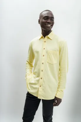Logan | Men's Anti-Stain Linen Cotton Long Sleeve Button-Up Shirt