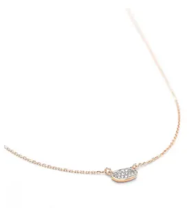 Marisa Pendant Necklace in 14K Rose Gold White Diamond