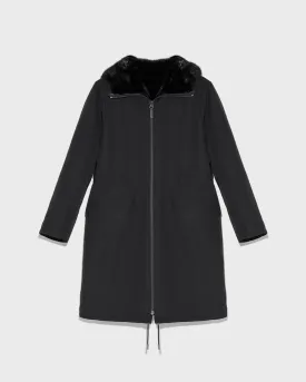 Mink reversible Technical Fabric Parka