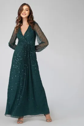 MIYA GREEN BRIDESMAID
